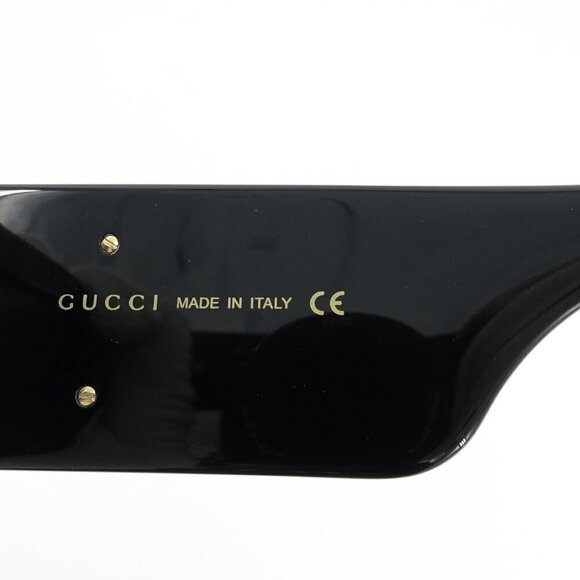 Gucci GG0811 Rectangle Sunglasses Black Gray OS - Picture 8 of 15